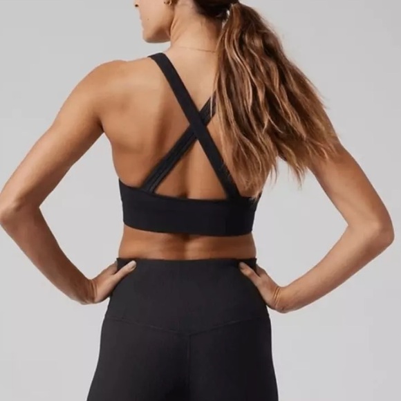 Athleta Aurora scoop bra d-dd black NWT - Picture 4 of 4